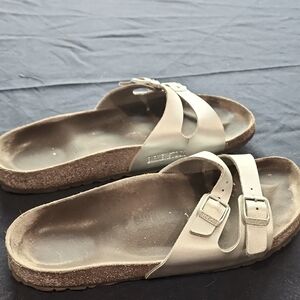 Birkenstock Women's Sandals - Silver size 41